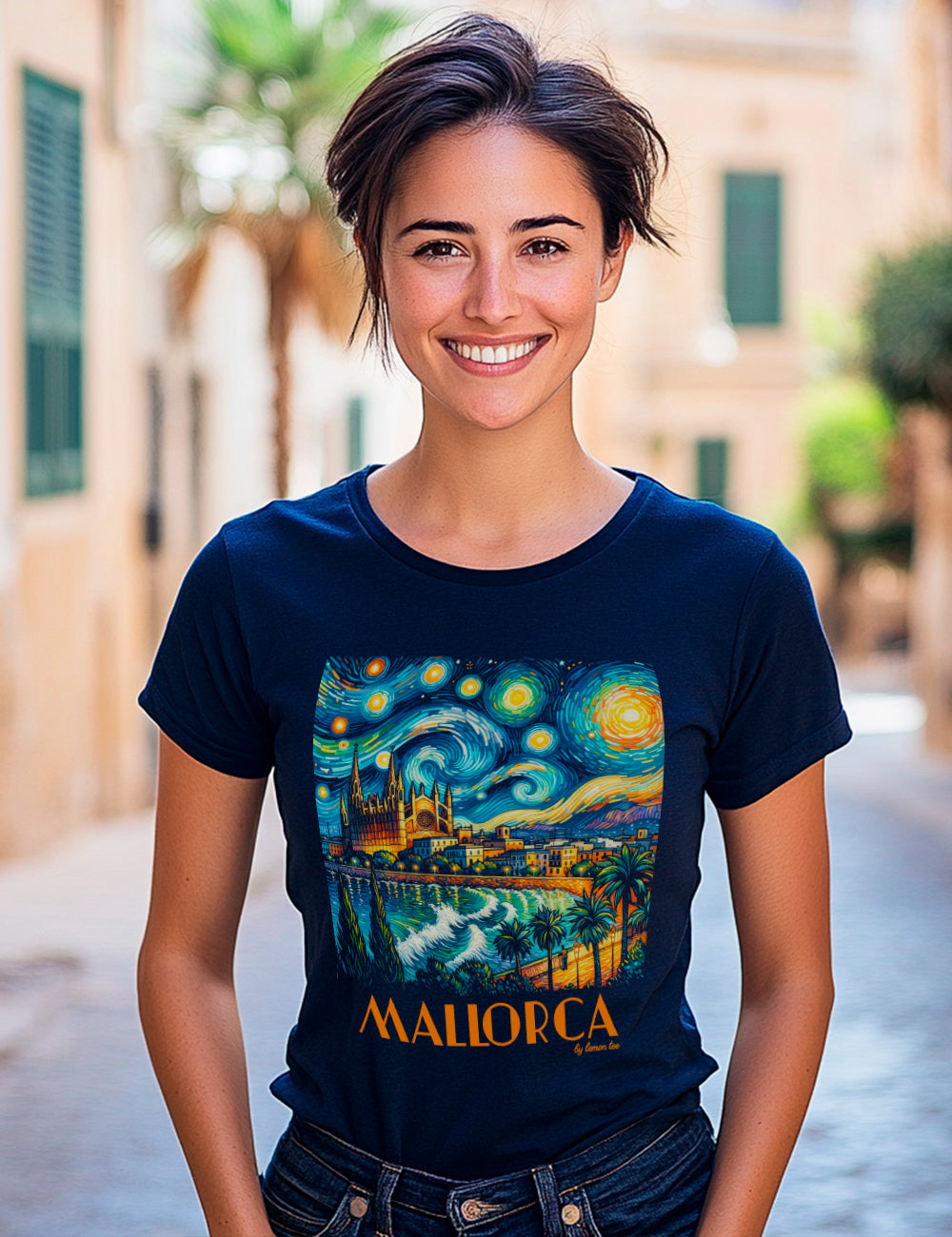 Camiseta MALLORCA ESTRELLADA. L 310