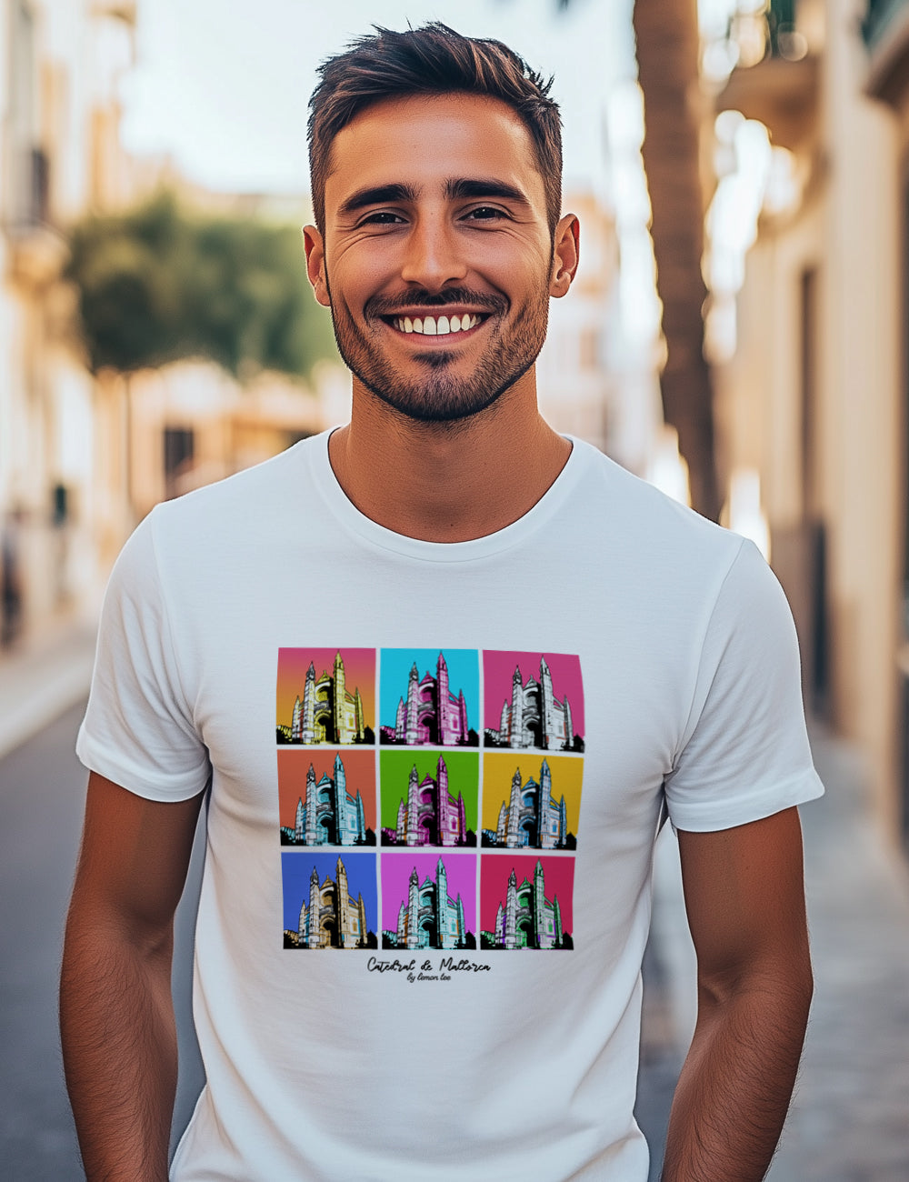 Camiseta MALLORCA POP ART. L 311
