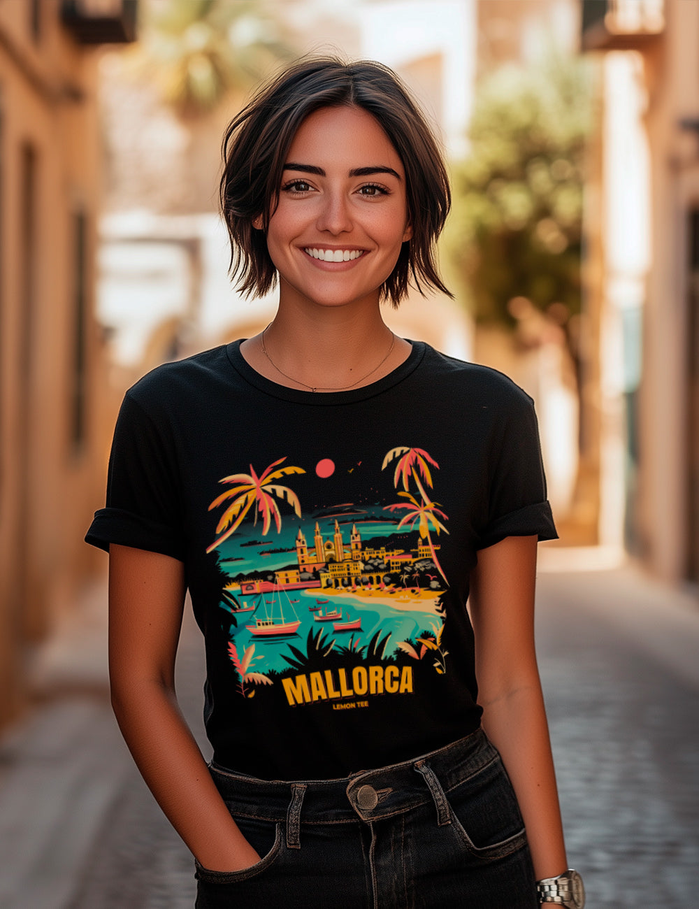 Camiseta MALLORCA NIGHT. L 314
