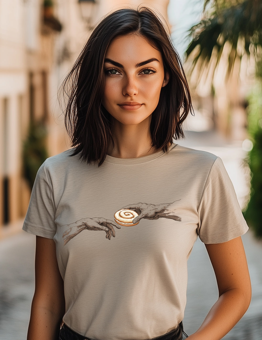 Camiseta LA CREACIÓN DE LA ENSAIMADA. L 315