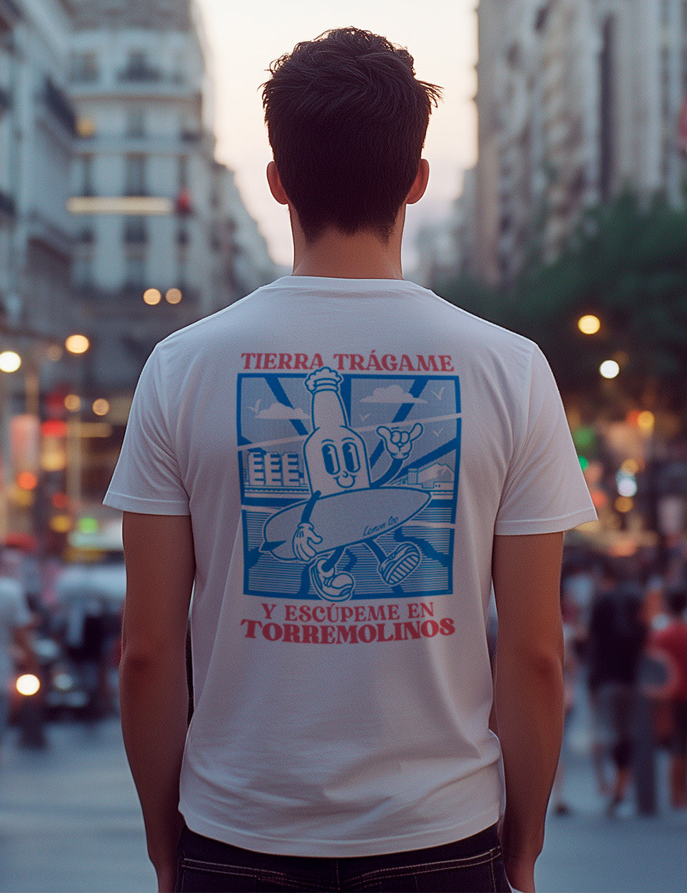 Camiseta Tierra trágame y escúpeme en Torremolinos . L 327