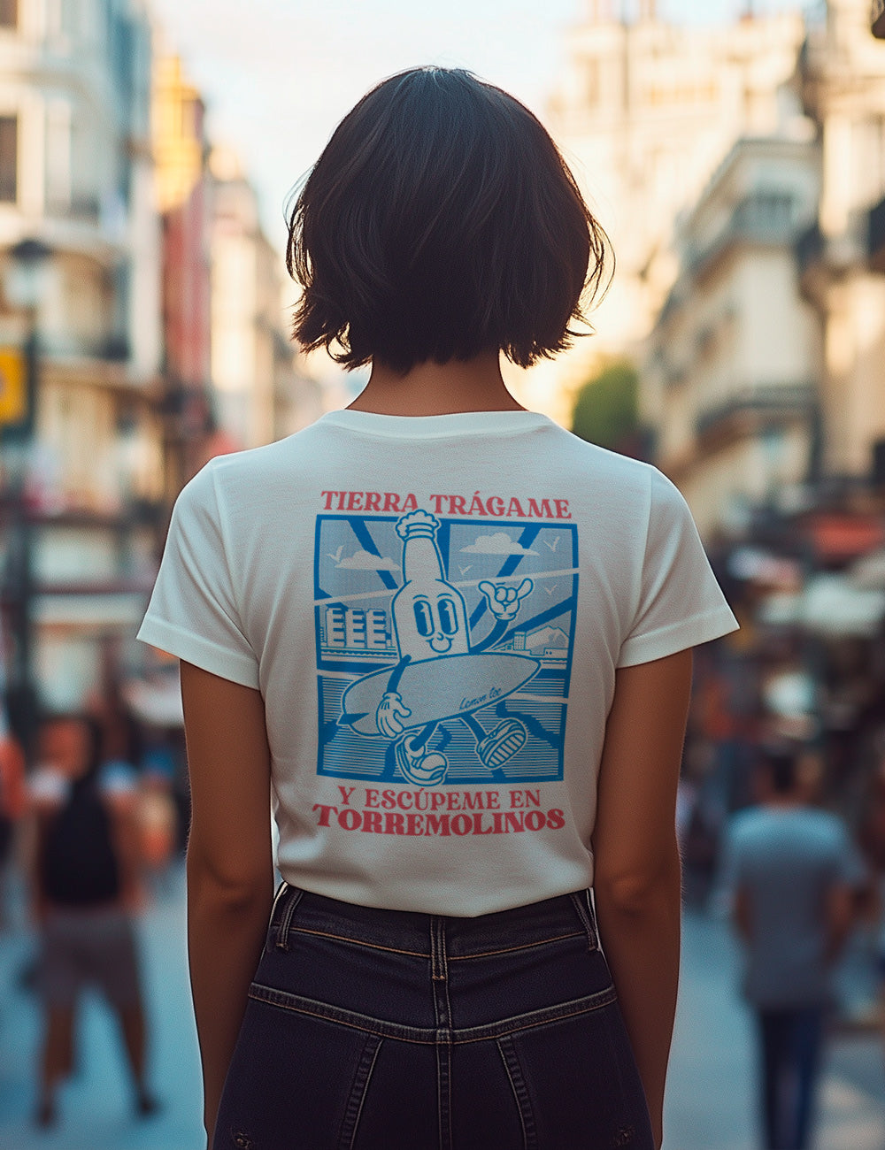 Camiseta Tierra trágame y escúpeme en Torremolinos . L 327