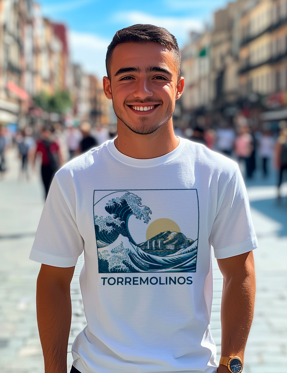 Camiseta Torremolinos Wave. L 328