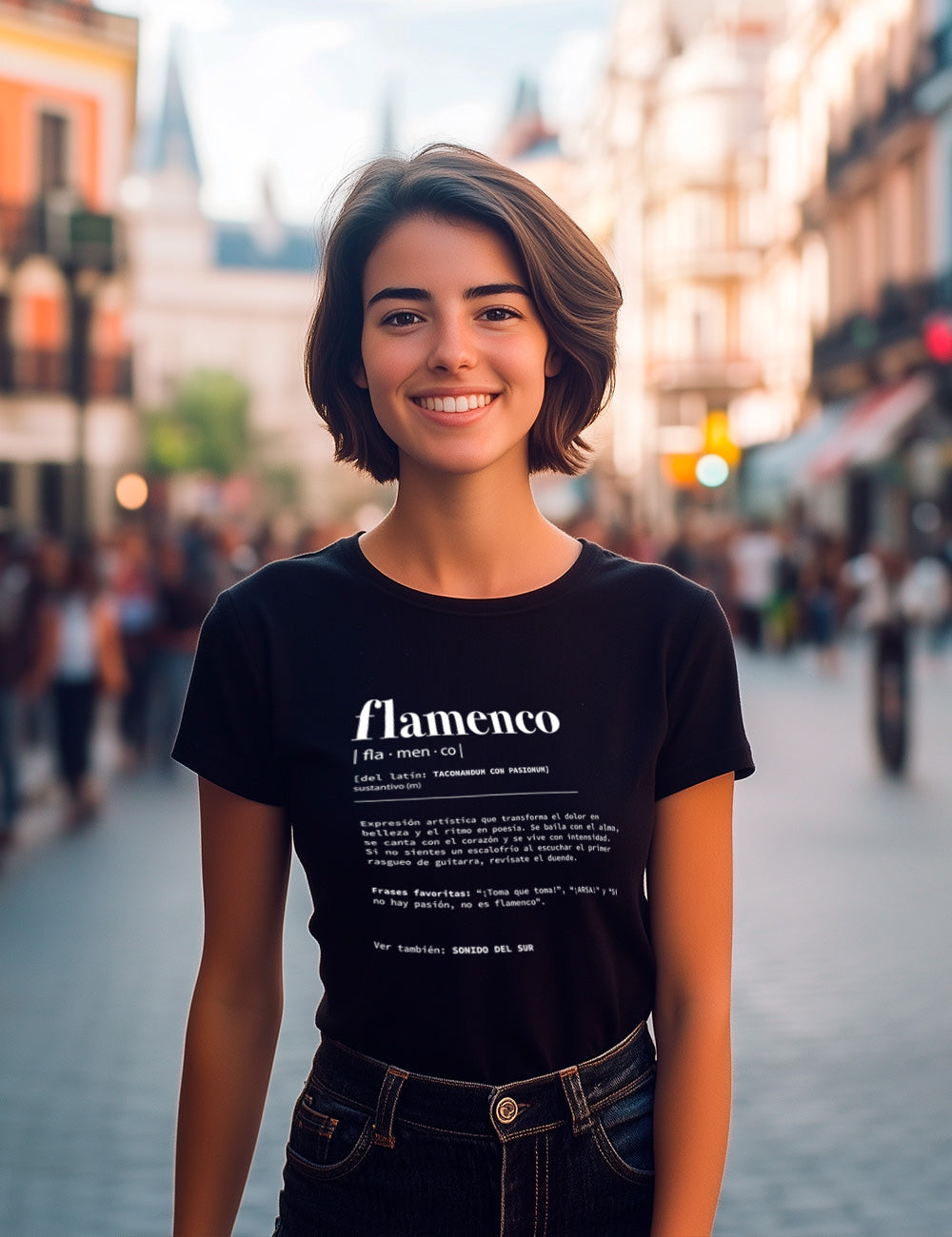 Camiseta Flamenco definición. L 332