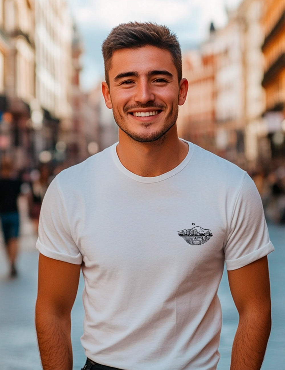 Camiseta Para hacer bien el amor hay que venir a Torremolinos. L 333