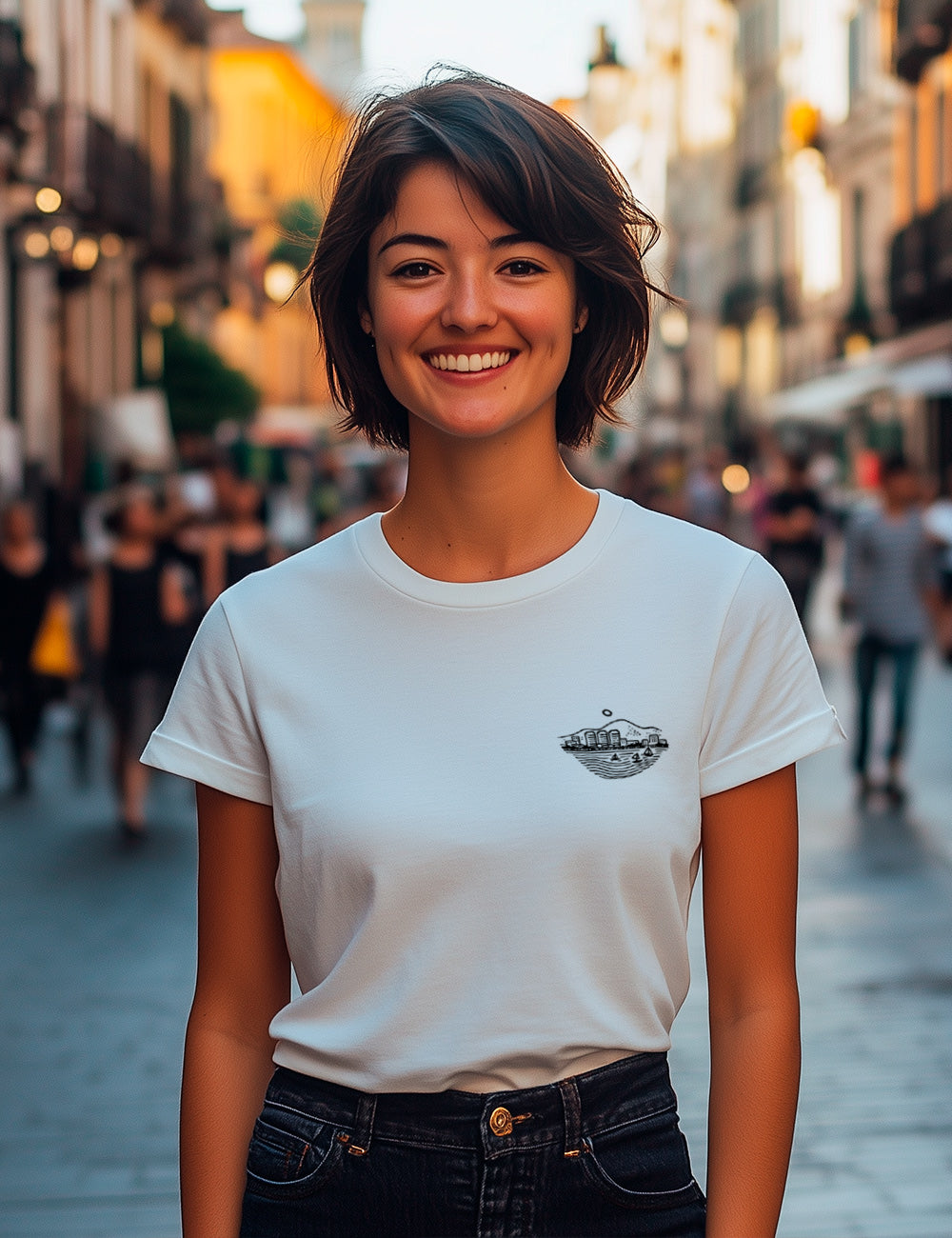 Camiseta Para hacer bien el amor hay que venir a Torremolinos. L 333