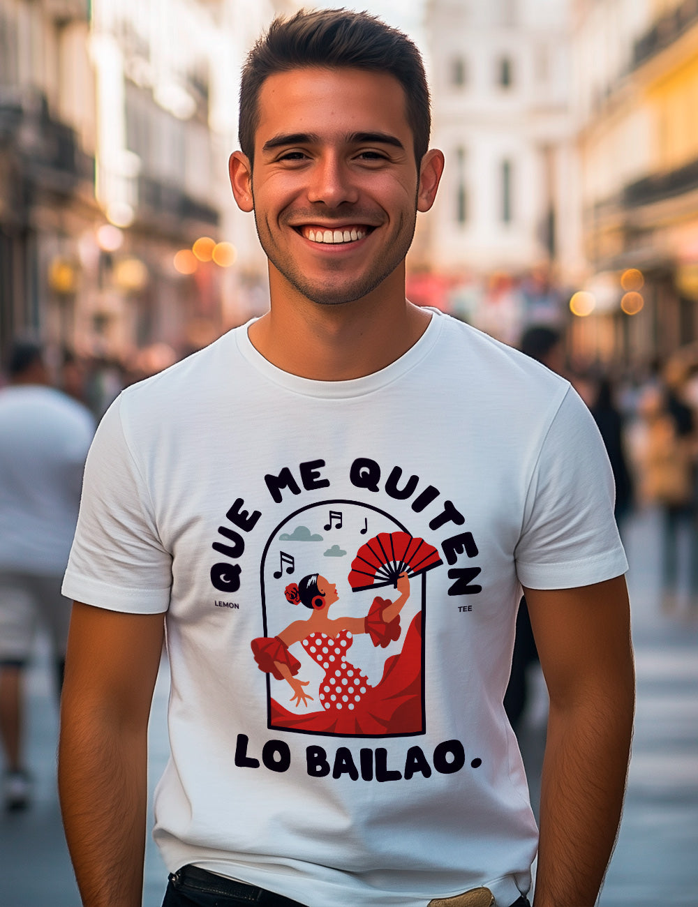 Camiseta Que me quiten lo bailao. L 335