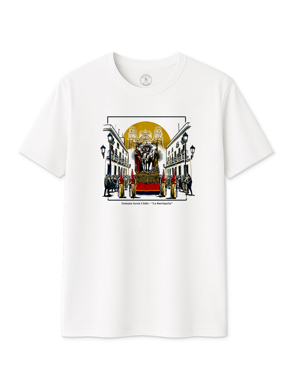 Camiseta La Borriquita. Semana Santa de Cádiz. L 348