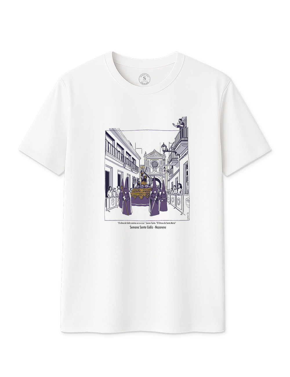 Camiseta El Nazareno. Semana Santa de Cádiz. L 349
