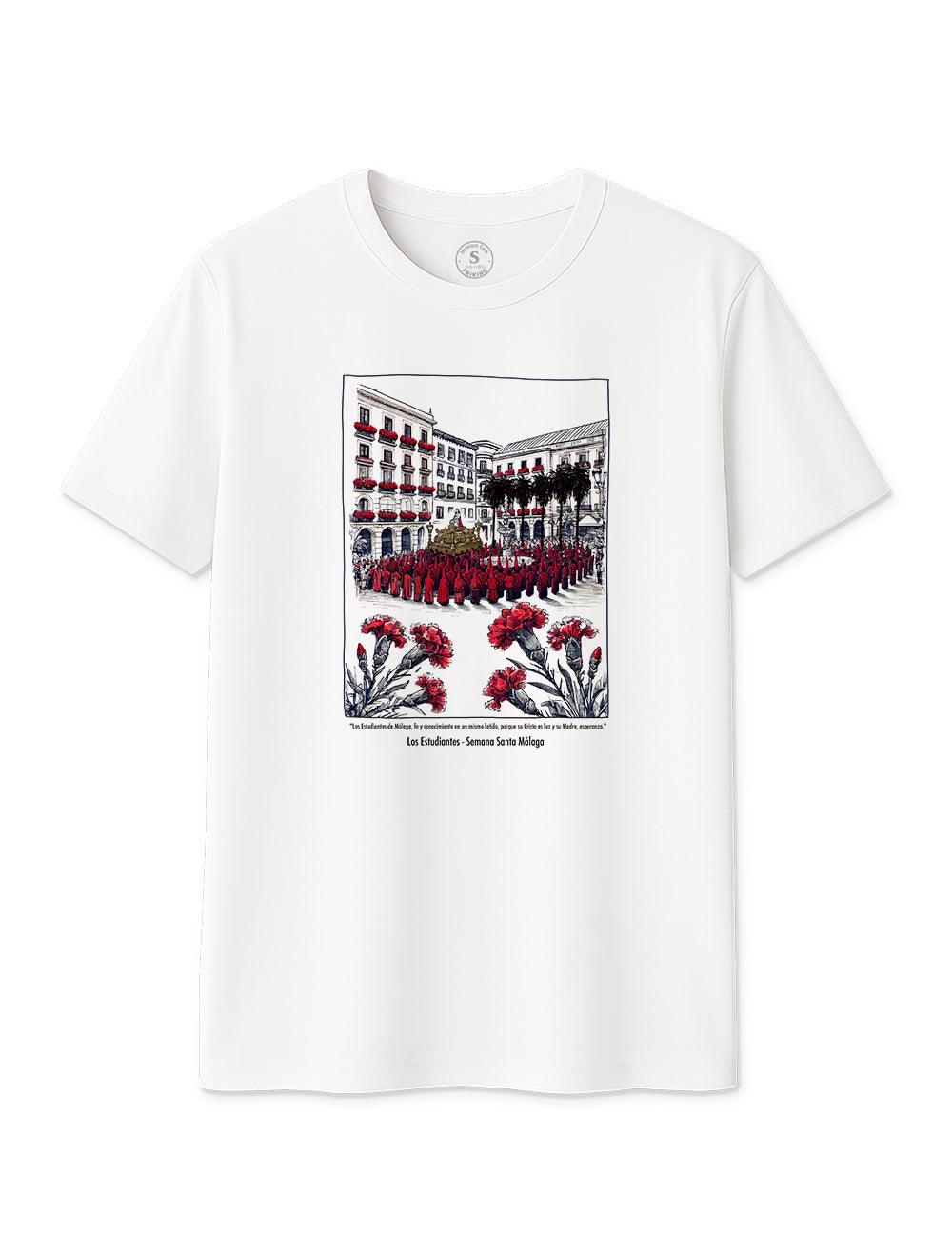Camiseta Los Estudiantes. Málaga. L 372