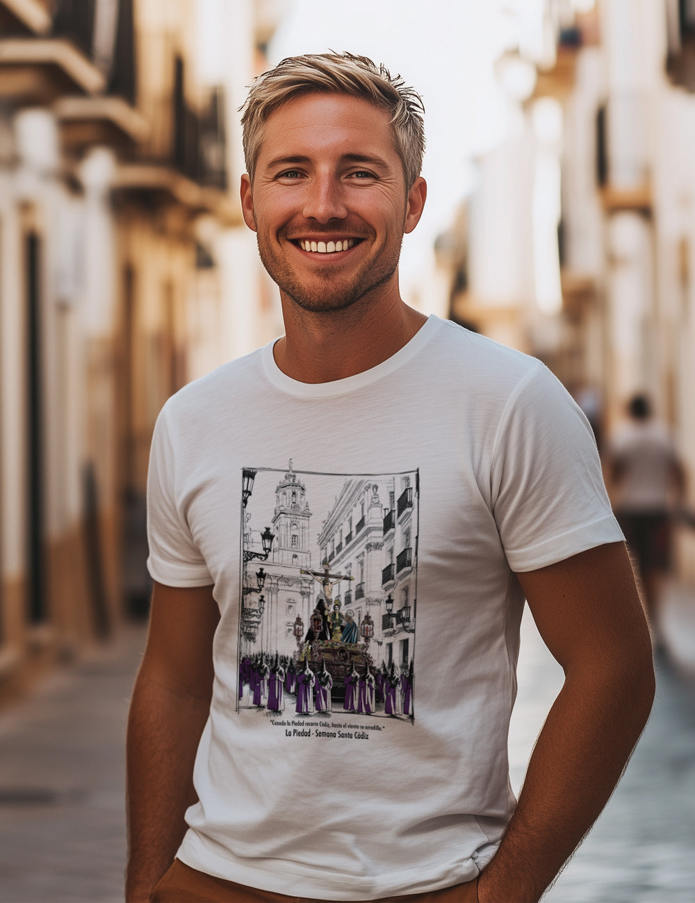 Camiseta La Piedad. Cádiz. L 384