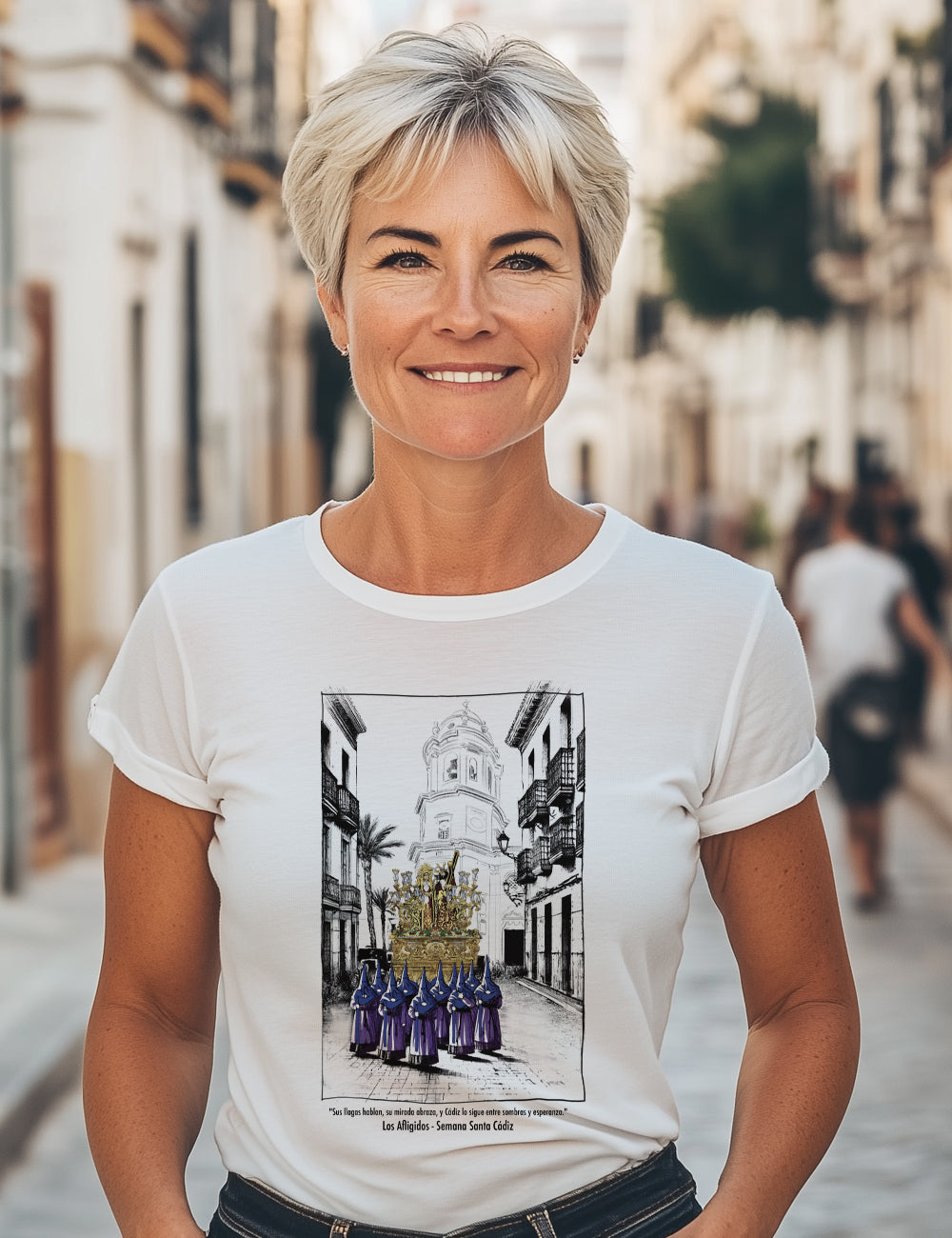 Camiseta Los Afligidos. Cádiz. L 388