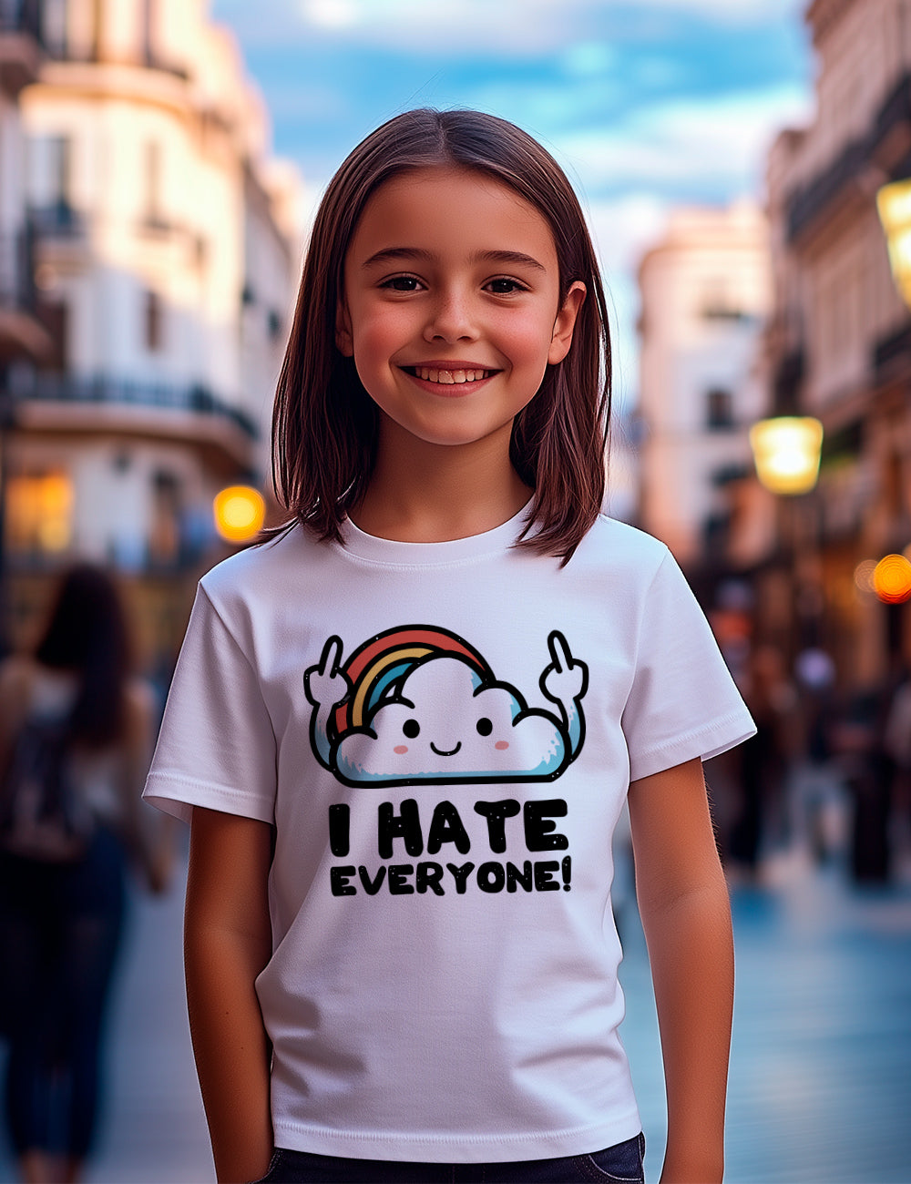Camiseta I Hate everyone. L 38