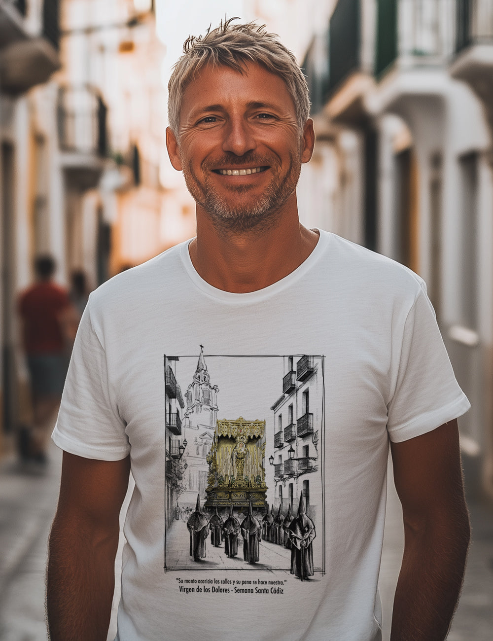 Camiseta Virgen de los Dolores. Cádiz. L 390