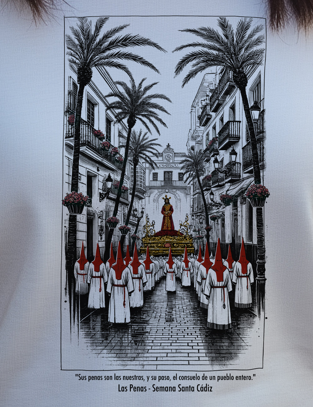 Camiseta Las Penas. Cádiz. L 391