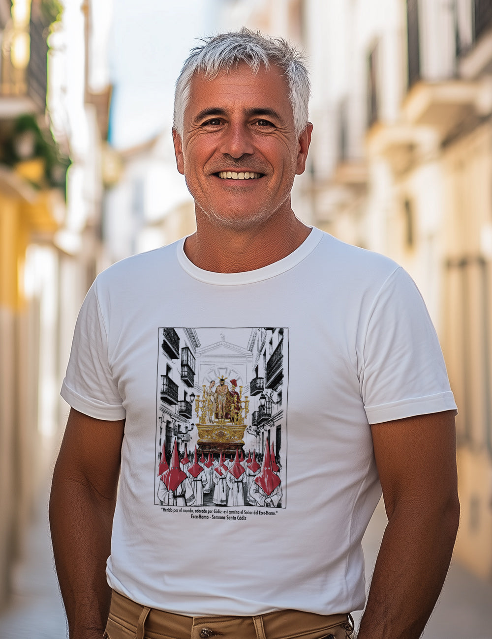 Camiseta Ecce-Homo. Cádiz. L 392