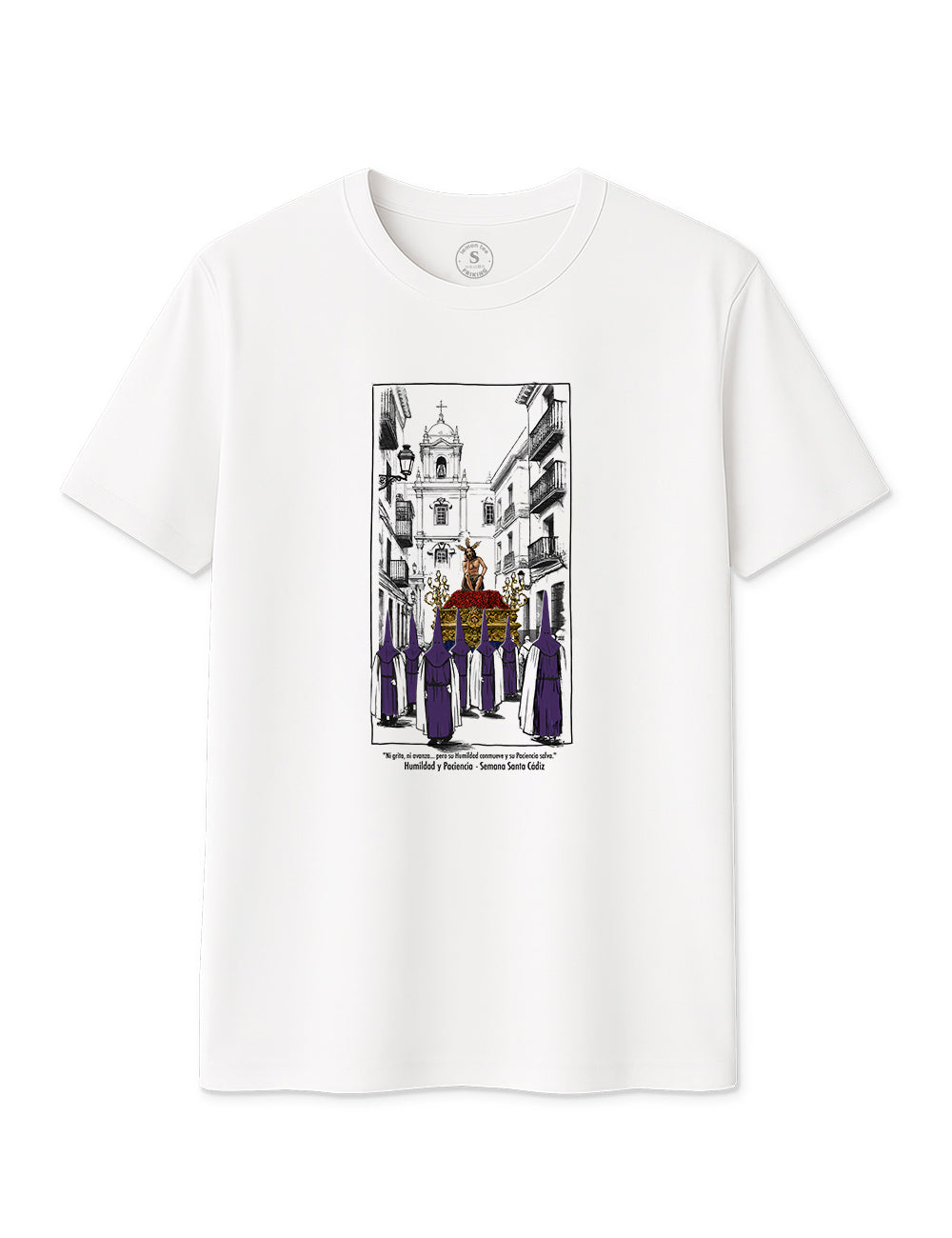 Camiseta Humildad y Paciencia Cádiz. L 393
