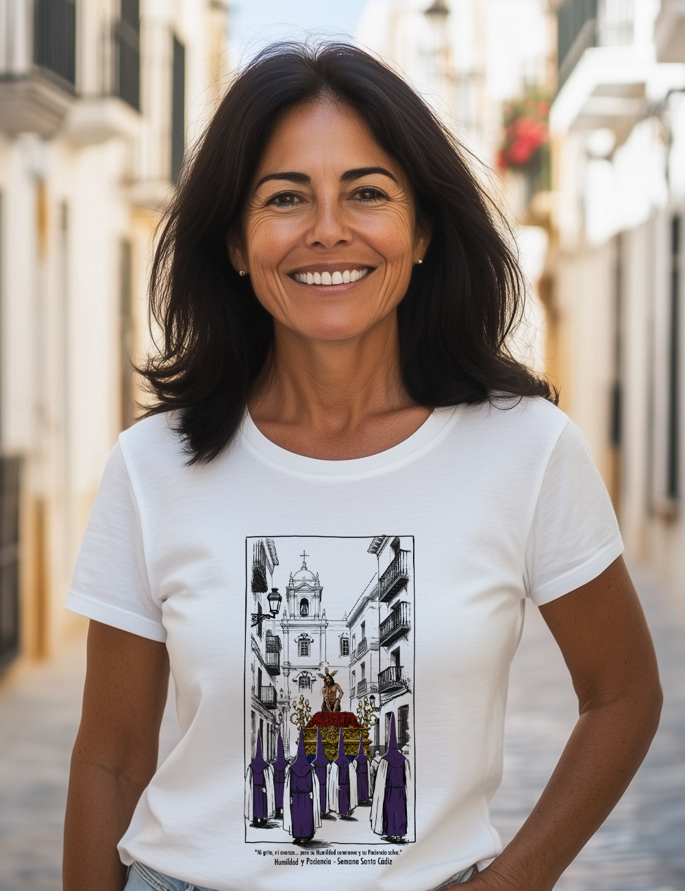 Camiseta Humildad y Paciencia Cádiz. L 393