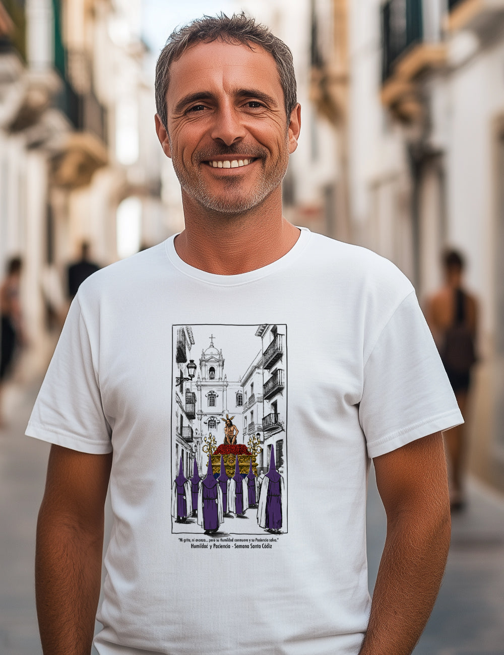 Camiseta Humildad y Paciencia Cádiz. L 393