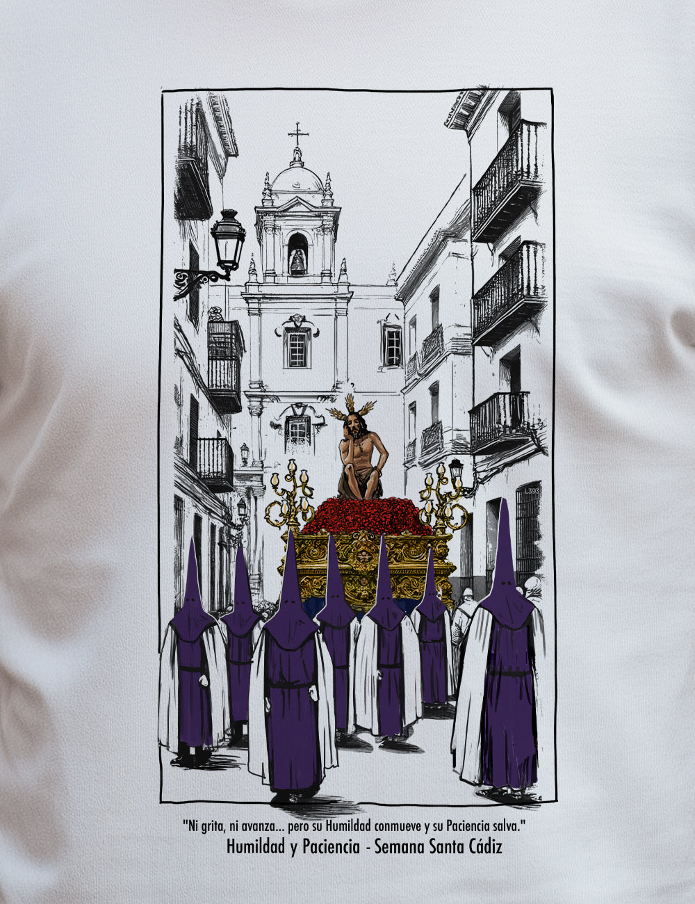 Camiseta Humildad y Paciencia Cádiz. L 393
