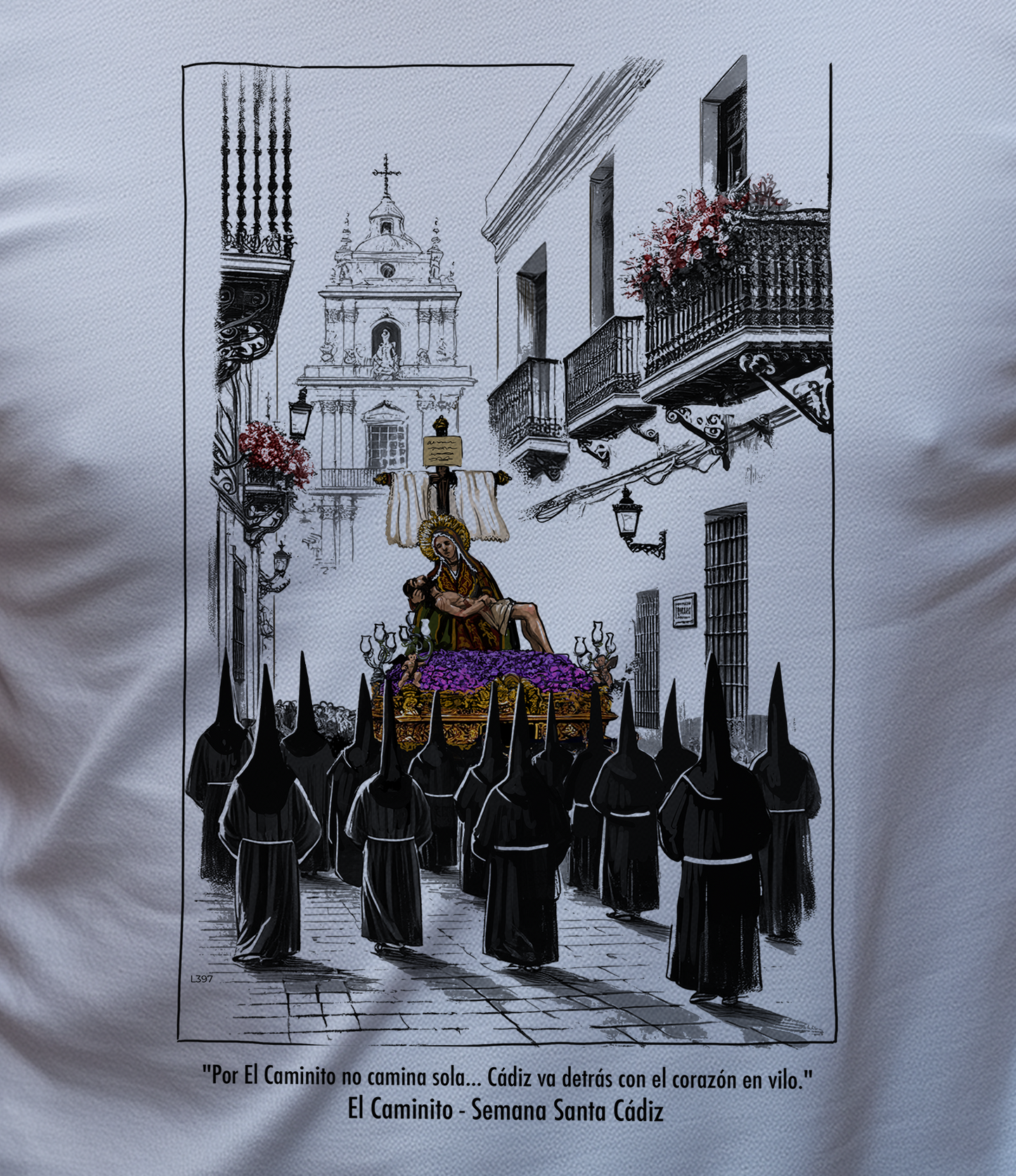 Camiseta El Caminito Cádiz. L 397