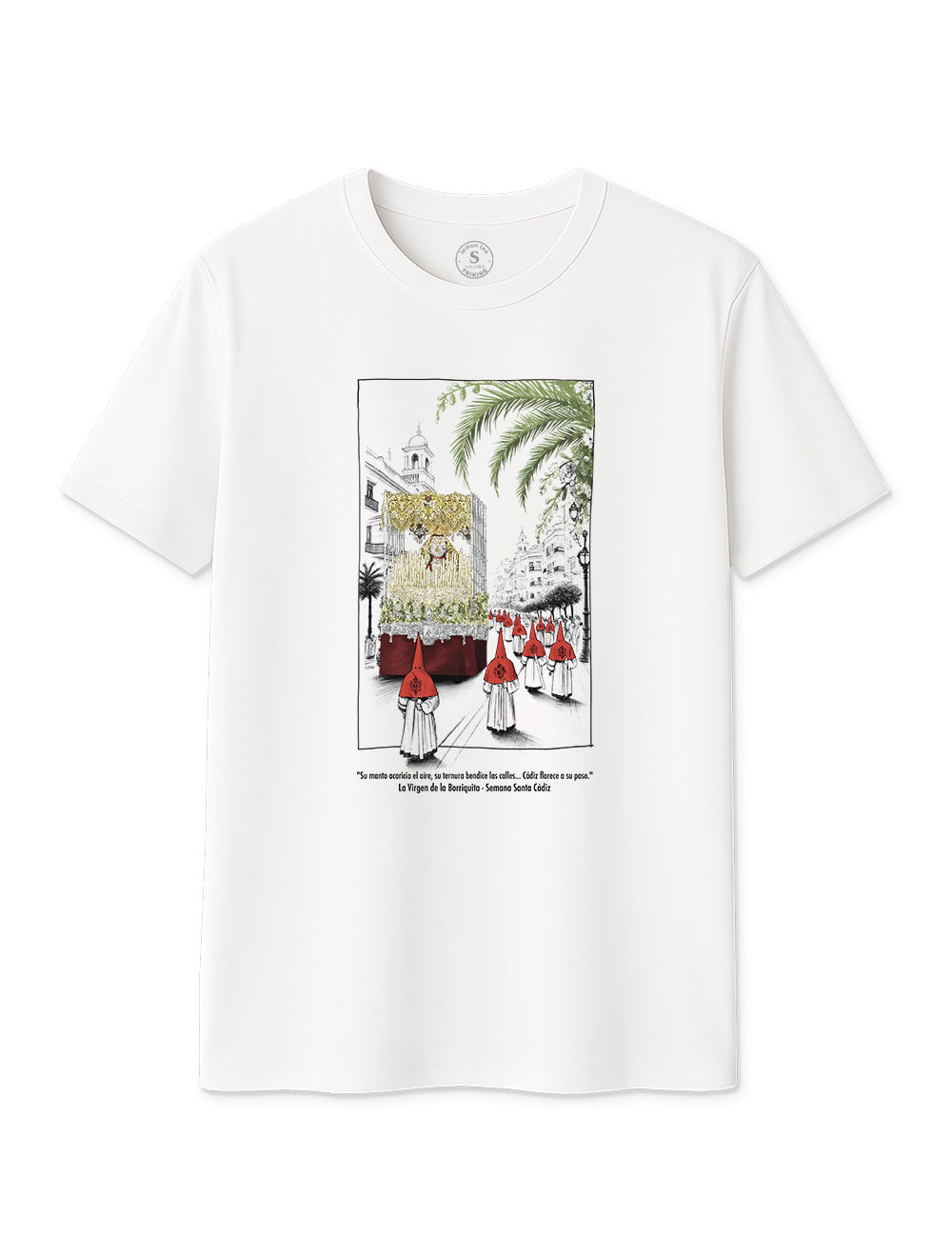 Camiseta Virgen de la Borriquita. L 398