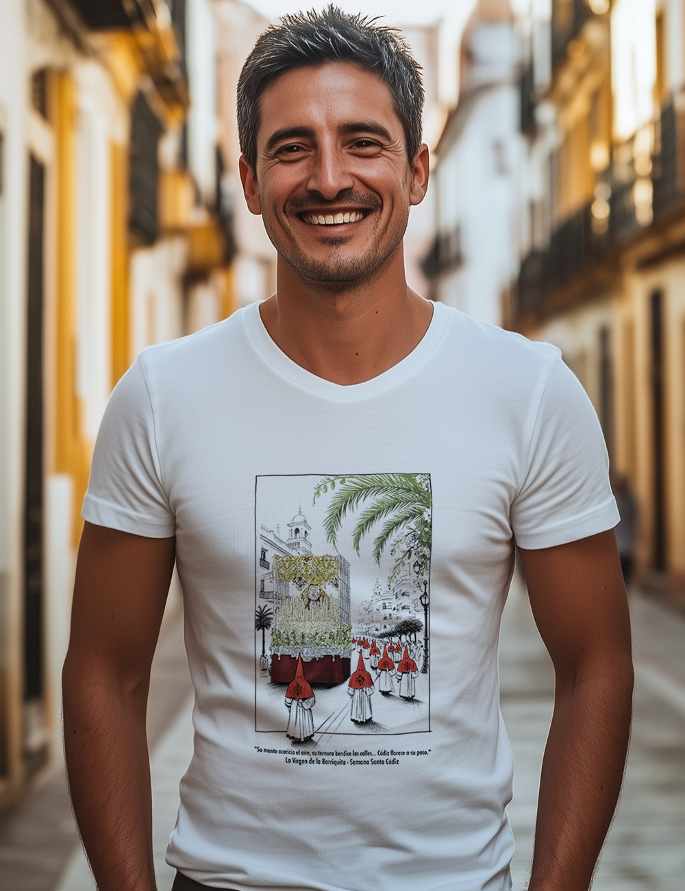 Camiseta Virgen de la Borriquita. L 398