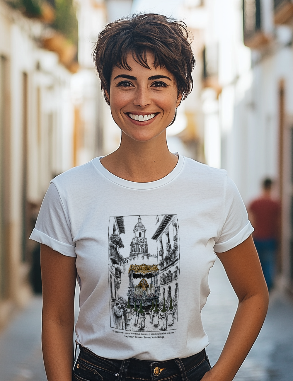 Camiseta Lágrimas y favores. Málaga. L 400