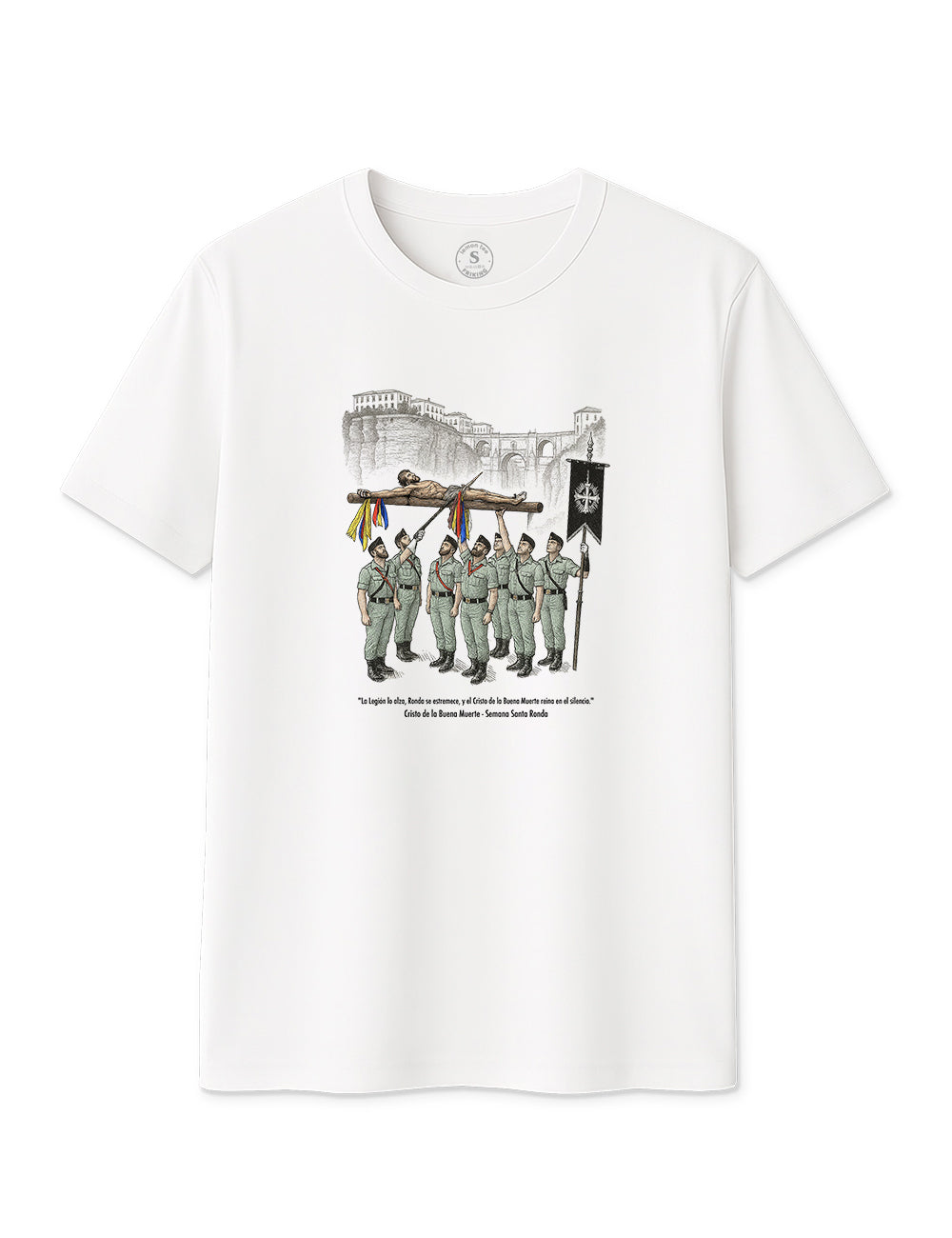 Camiseta Cristo de la buena muerte. Ronda. L 403