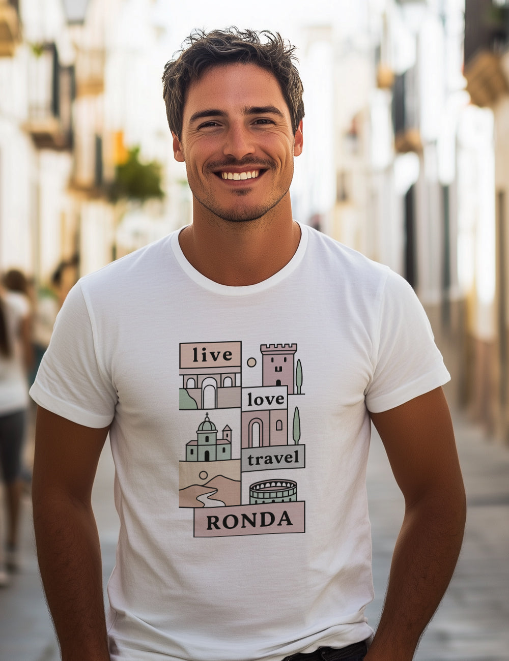 Camiseta Live love travel Ronda. L 405