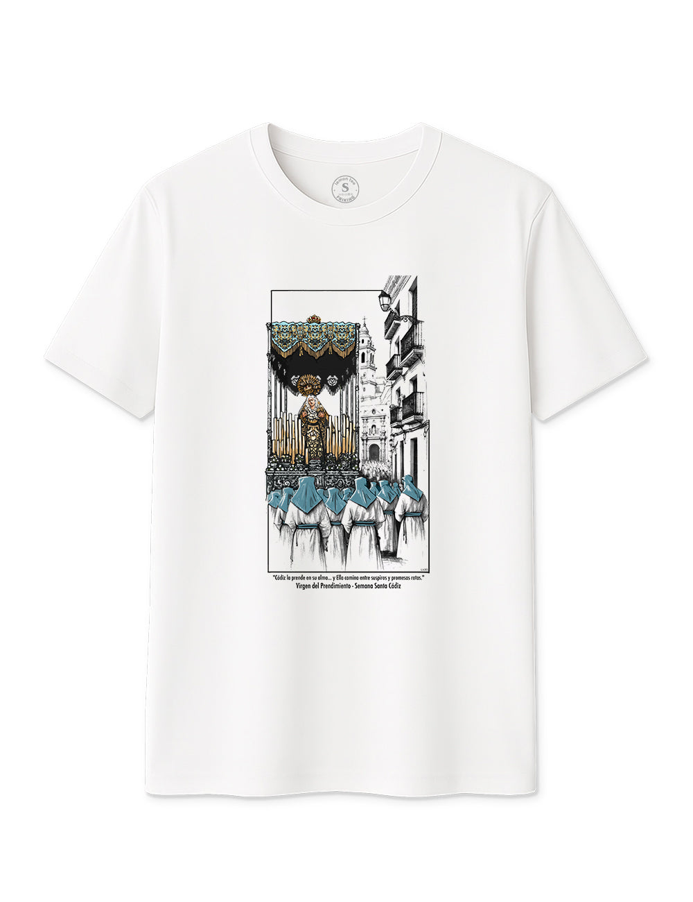 Camiseta Virgen Prendimiento Cádiz. L 430