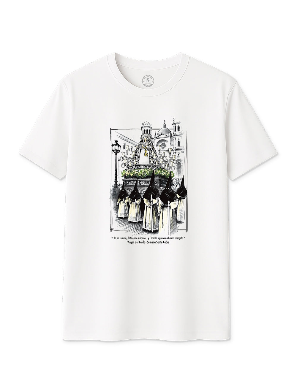 Camiseta Virgen del Caído Cádiz. L 432