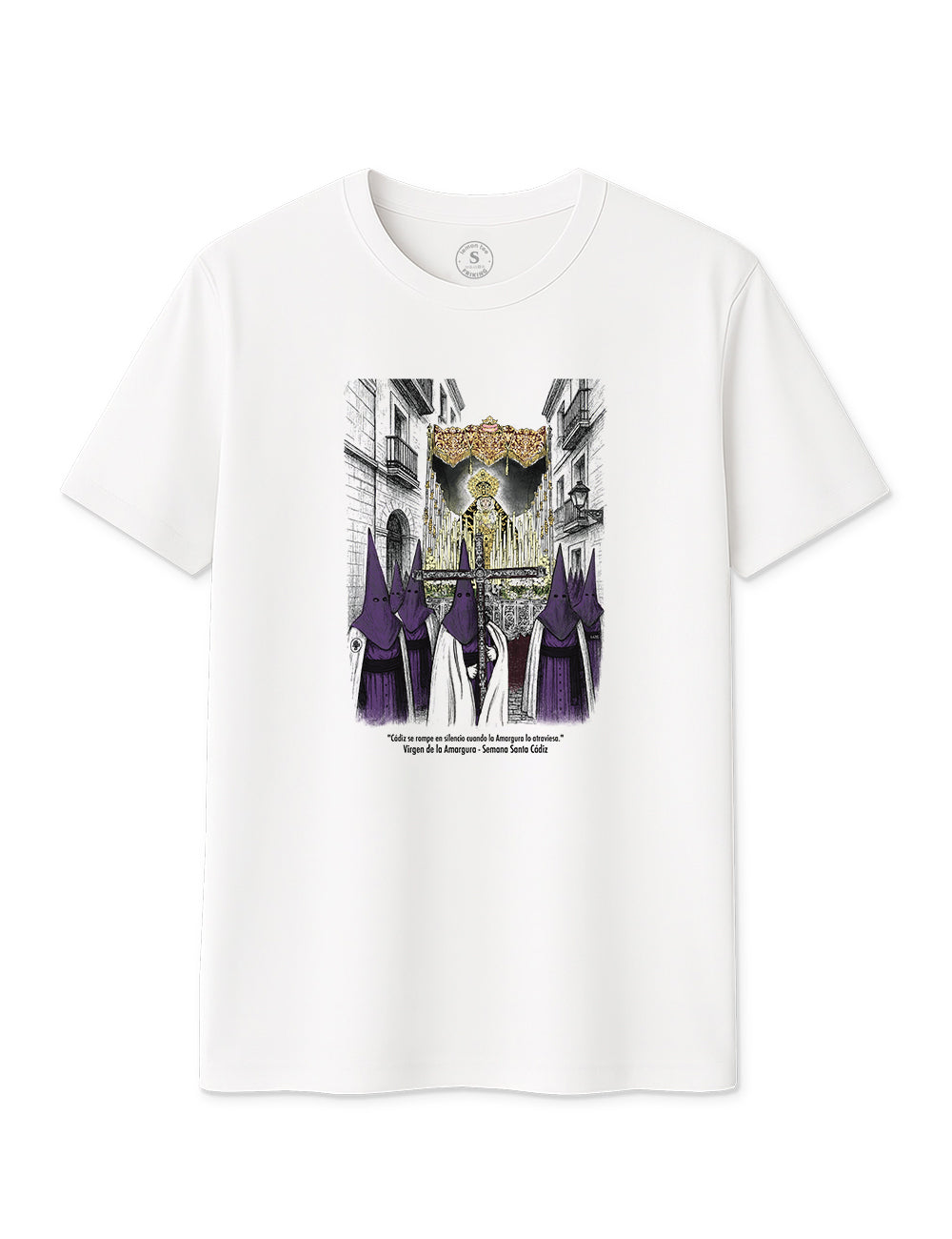 Camiseta Virgen de la Amargura Cádiz. L 435