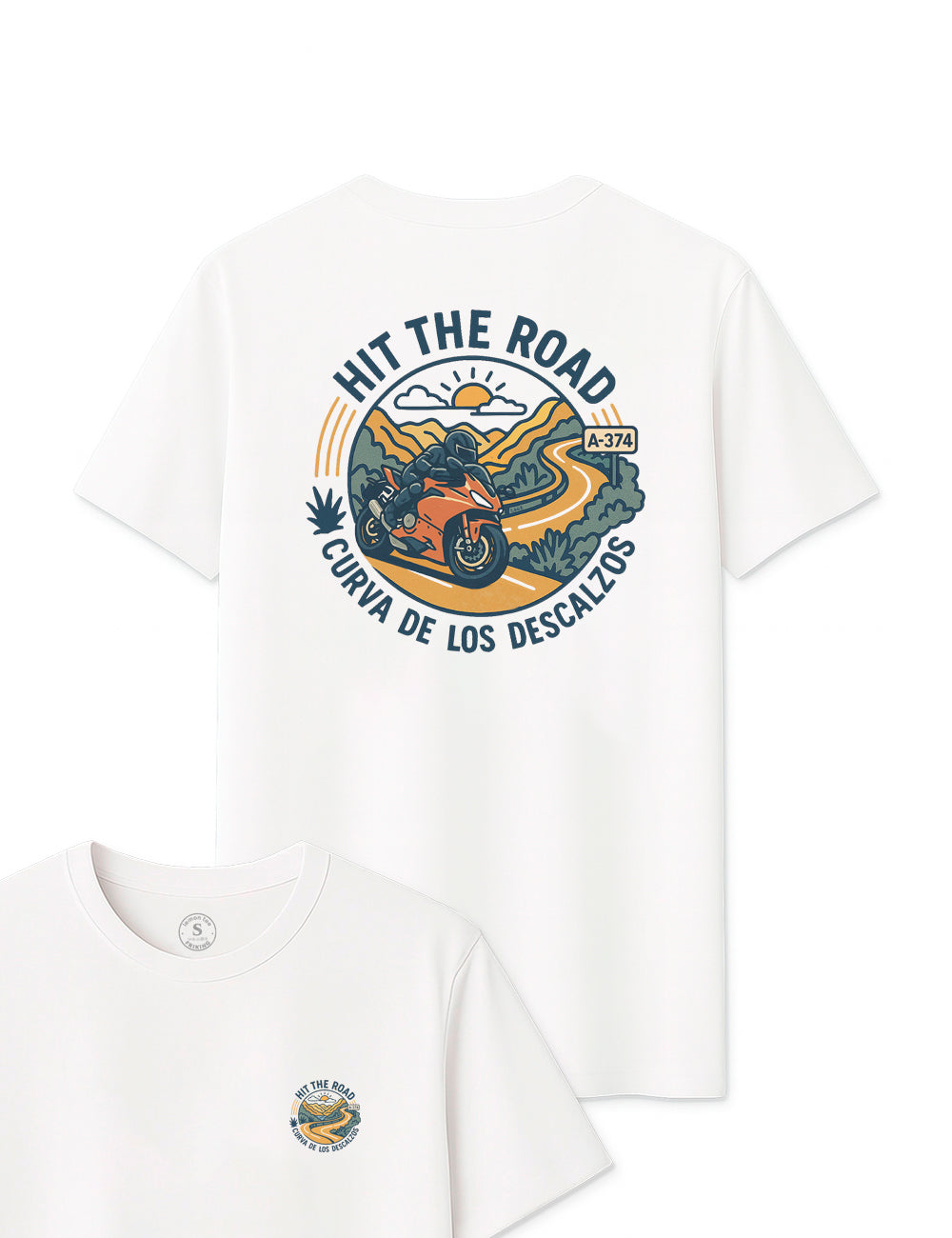 Camiseta Curva de los descalzos. L 443