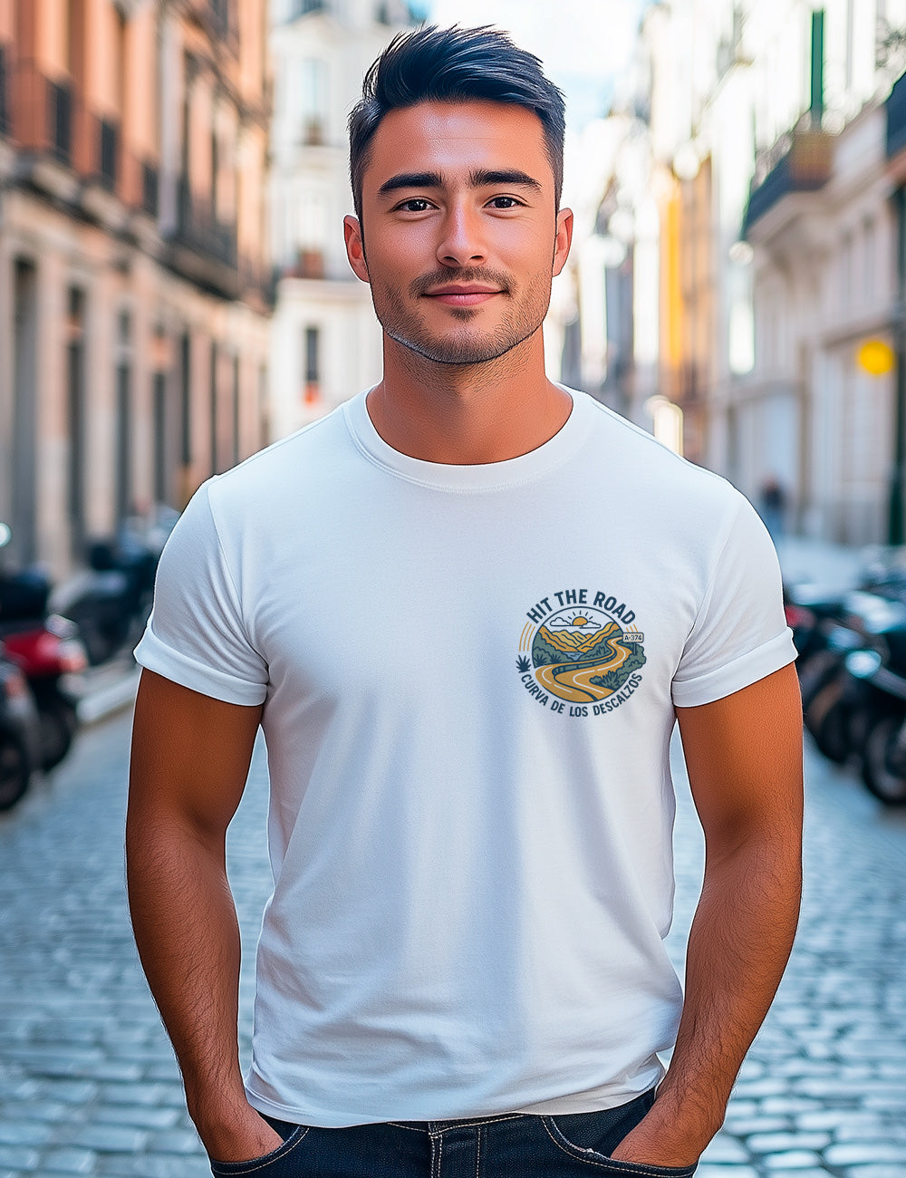 Camiseta Curva de los descalzos. L 443