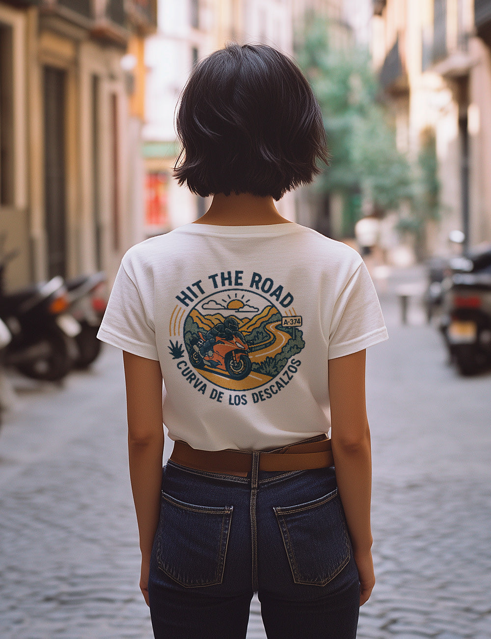 Camiseta Curva de los descalzos. L 443