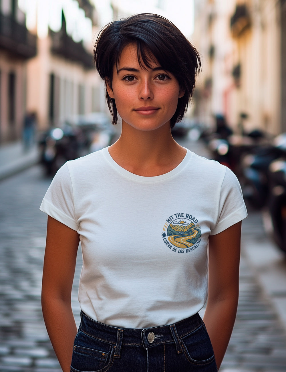 Camiseta Curva de los descalzos. L 443