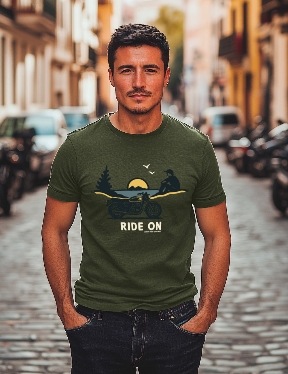 Camiseta Ride on lemon tee original. L 445