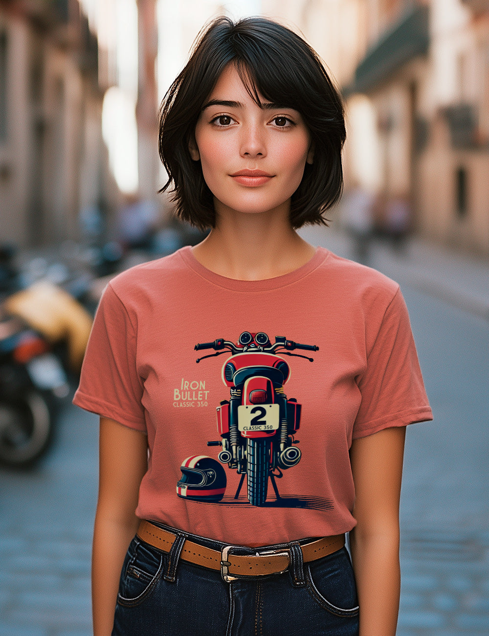 Camiseta Iron Bullet Classic 350. L 447