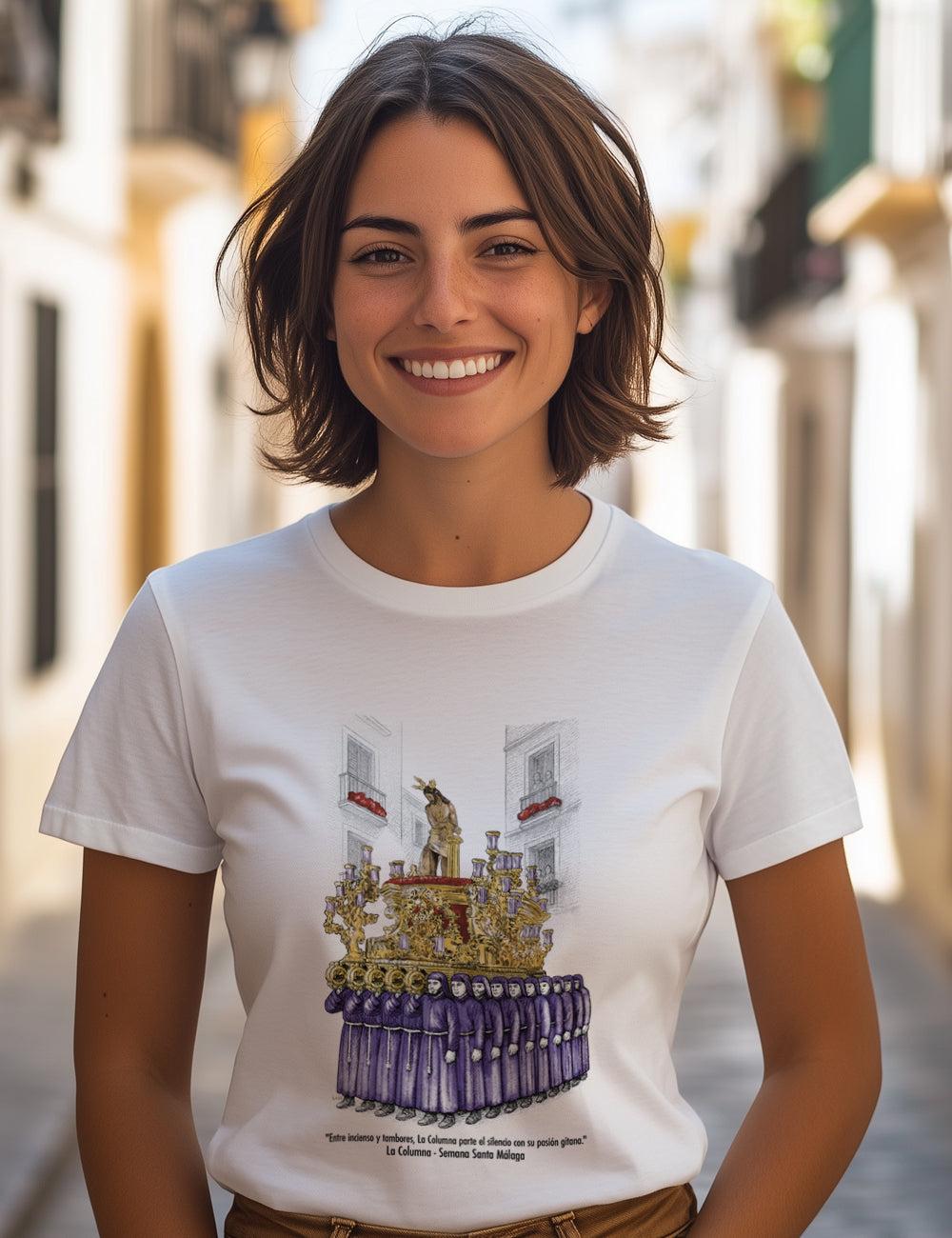 Camiseta La Columna. Málaga. L 455