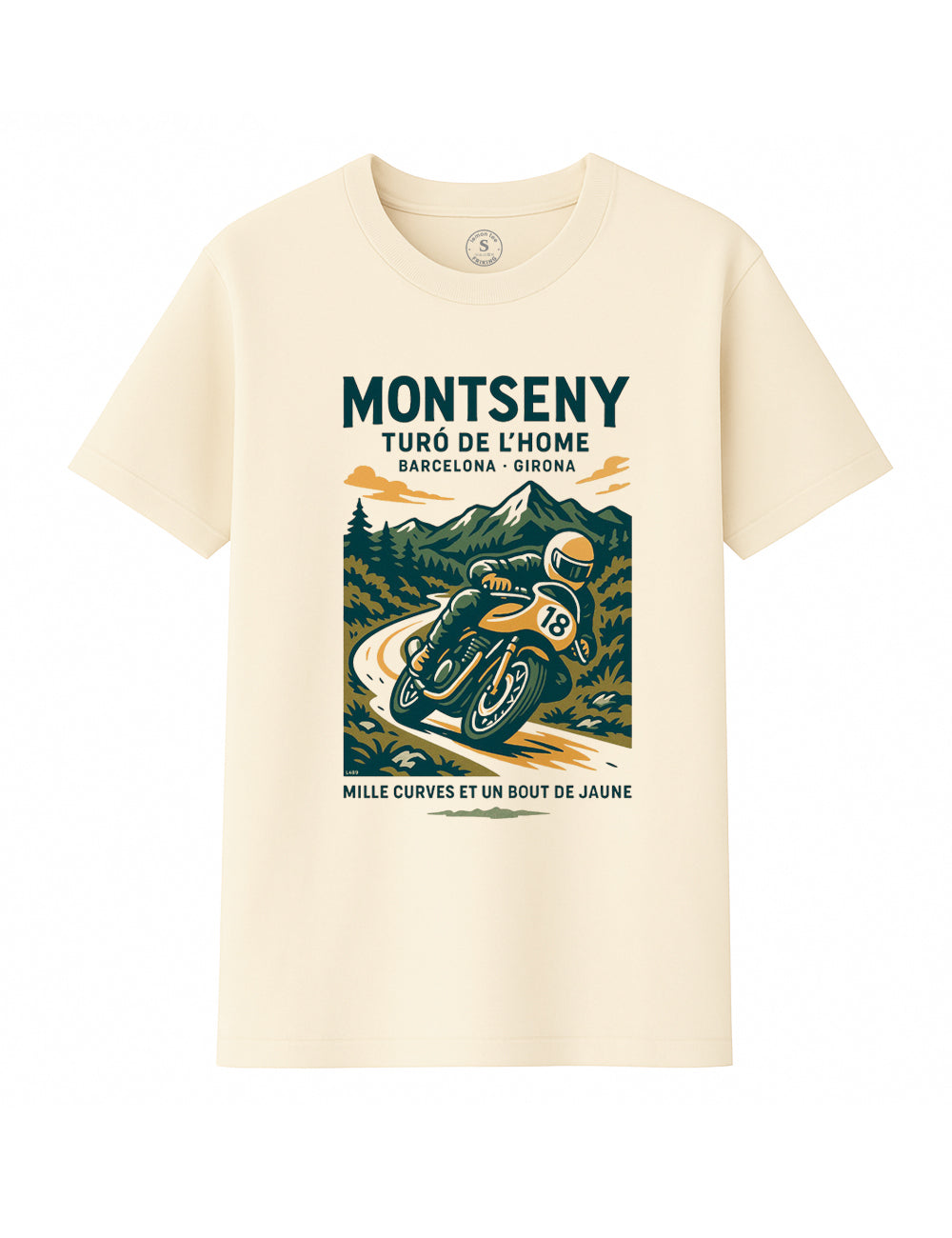 Camiseta Montseny Barcelona Lemon Tee. L 489