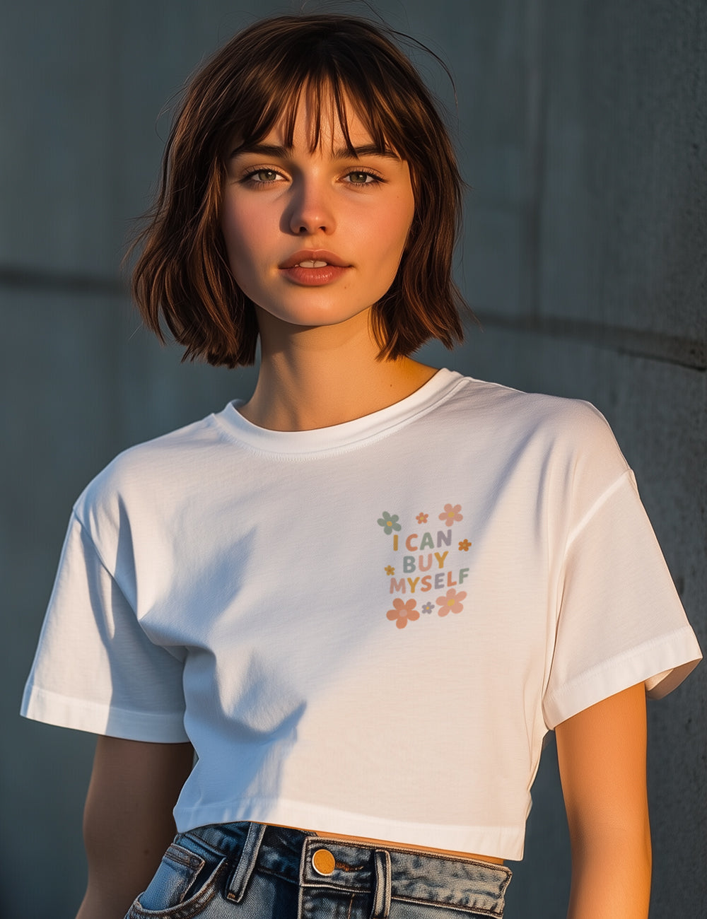 Camiseta Crop Top. L 495