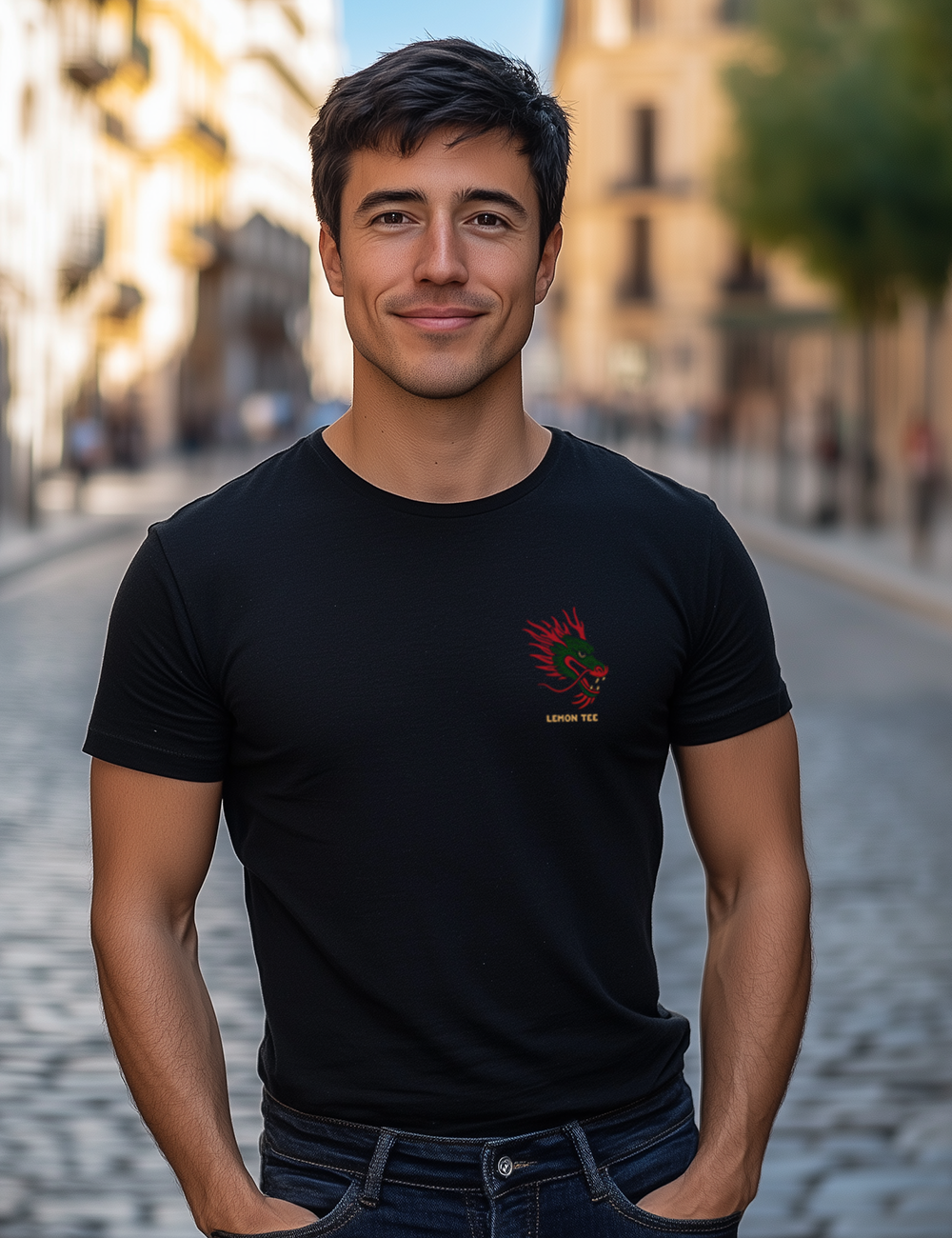 Camiseta Astrodragon. L 524