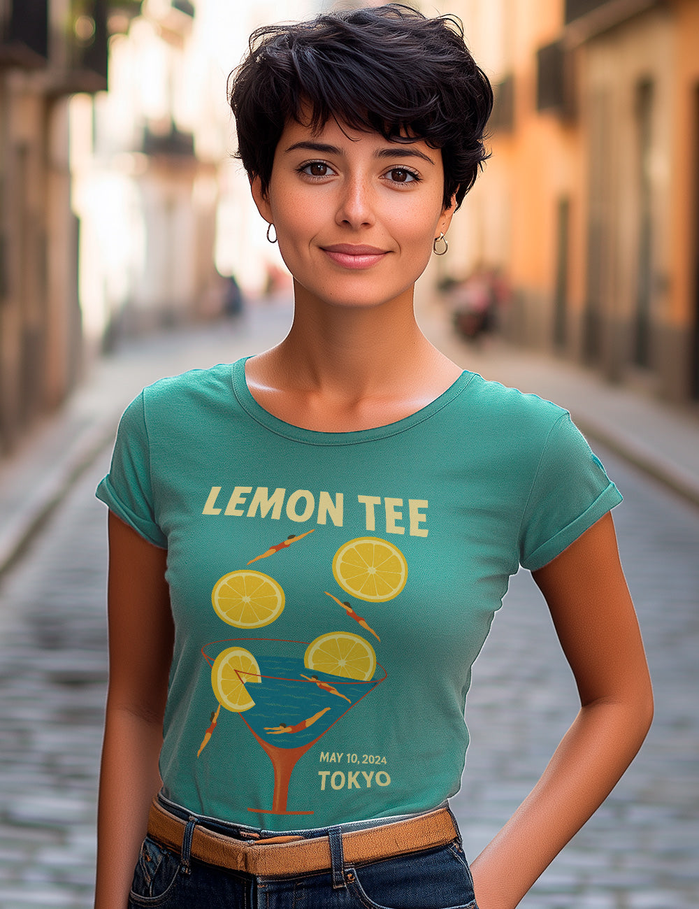 Camiseta Lemon Tee Drink. L 528