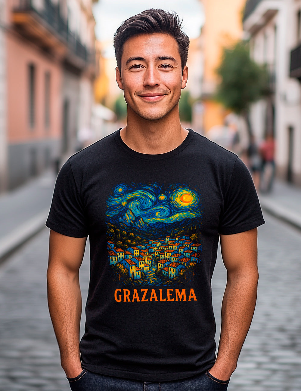 Camiseta Grazalema Estrellada. L 534