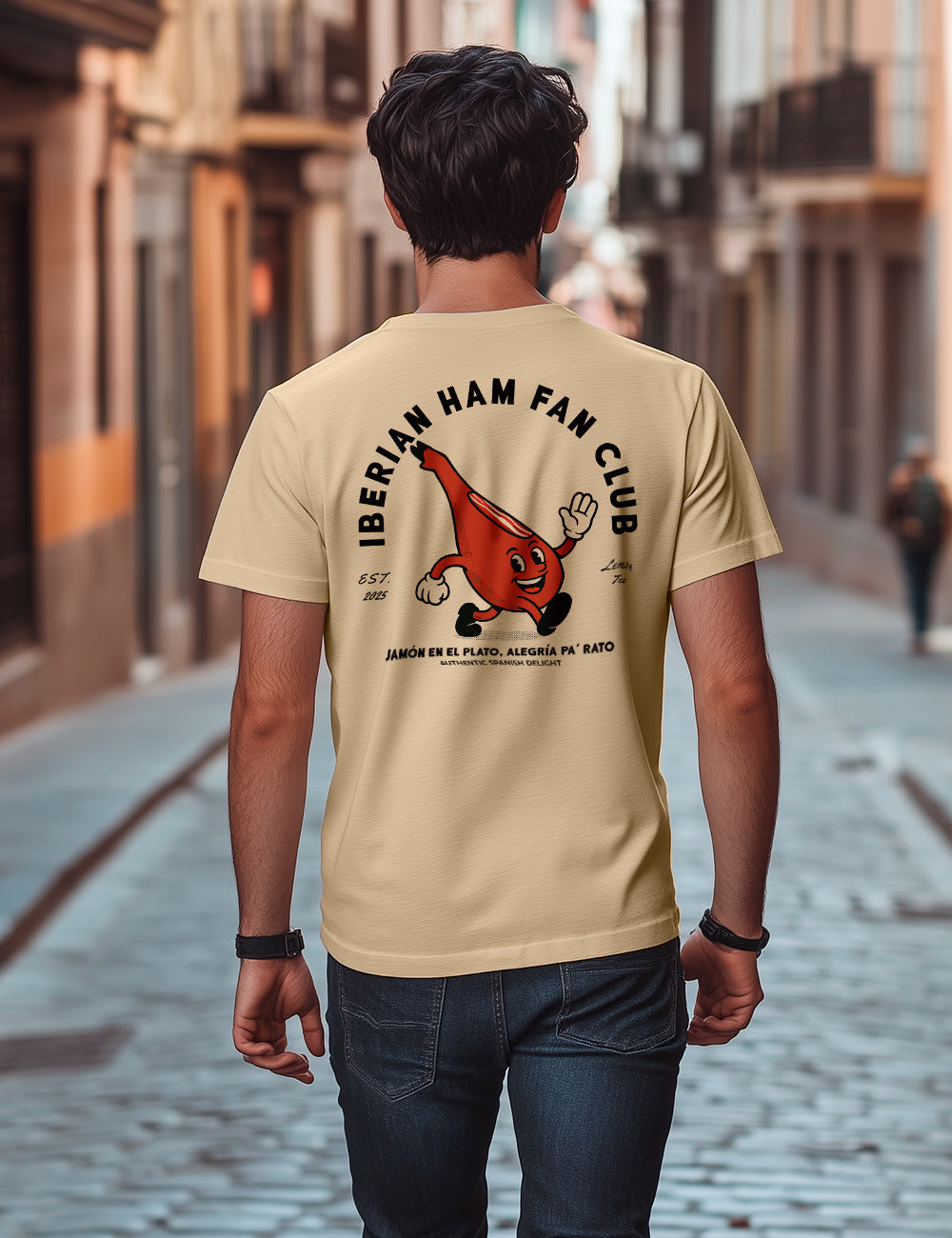 Camiseta Iberian ham fan club. L 536
