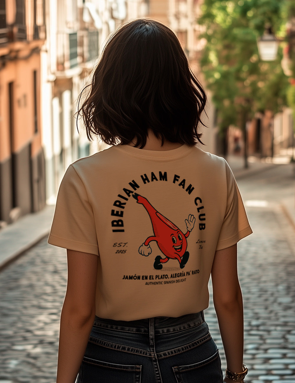 Camiseta Iberian ham fan club. L 536