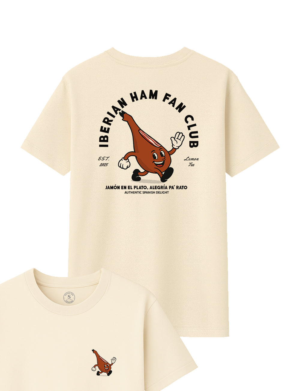Camiseta Iberian ham fan club. L 536