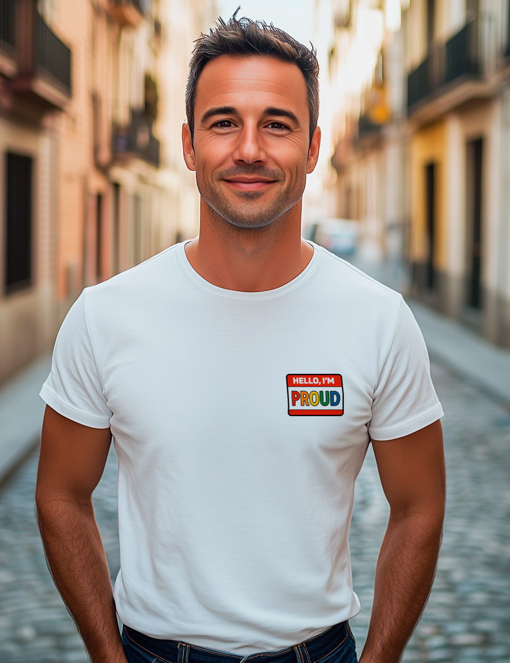Camiseta Hello, I´m proud. L 545