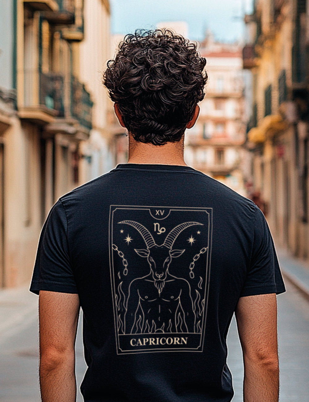 Camiseta Capricornio Tarot. L 577